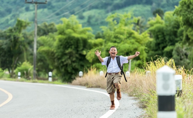 Boy Running