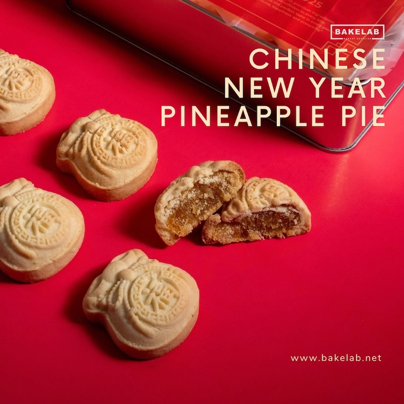 Chinese New Year Pineapple Pie from BAKELAB BAKERY