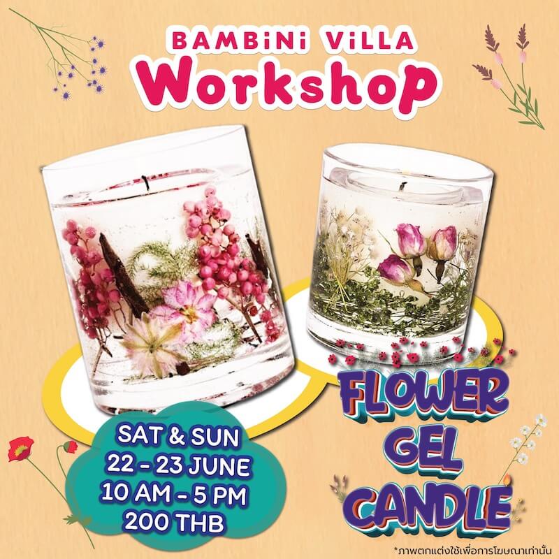 Bambini Villa - Flower Gel Candle