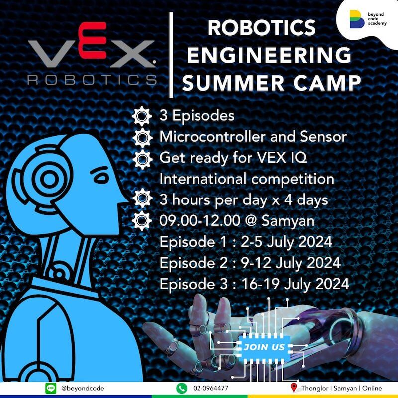 Beyond Code Academy - Vex Robotics Engineering Summer Camp