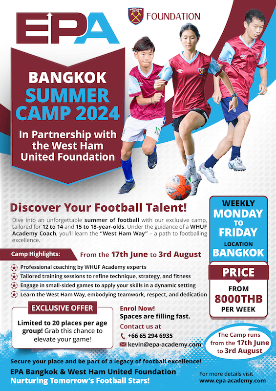 Elite Performance Academy - Bangkok Summer Camp 2024