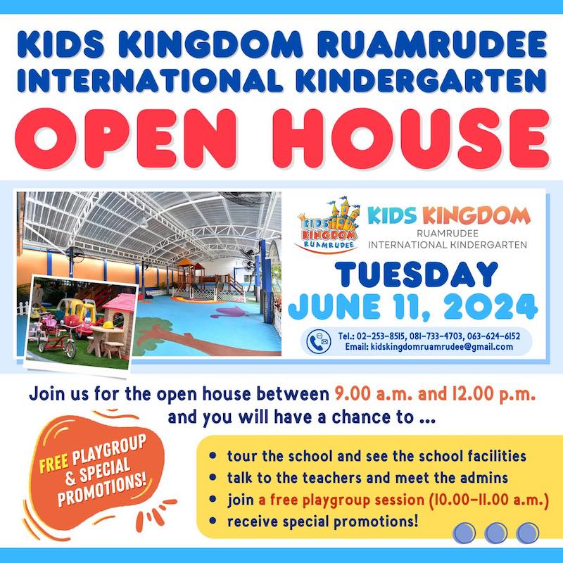Kids Kingdom Ruamrudee International Kindergarten - Open House
