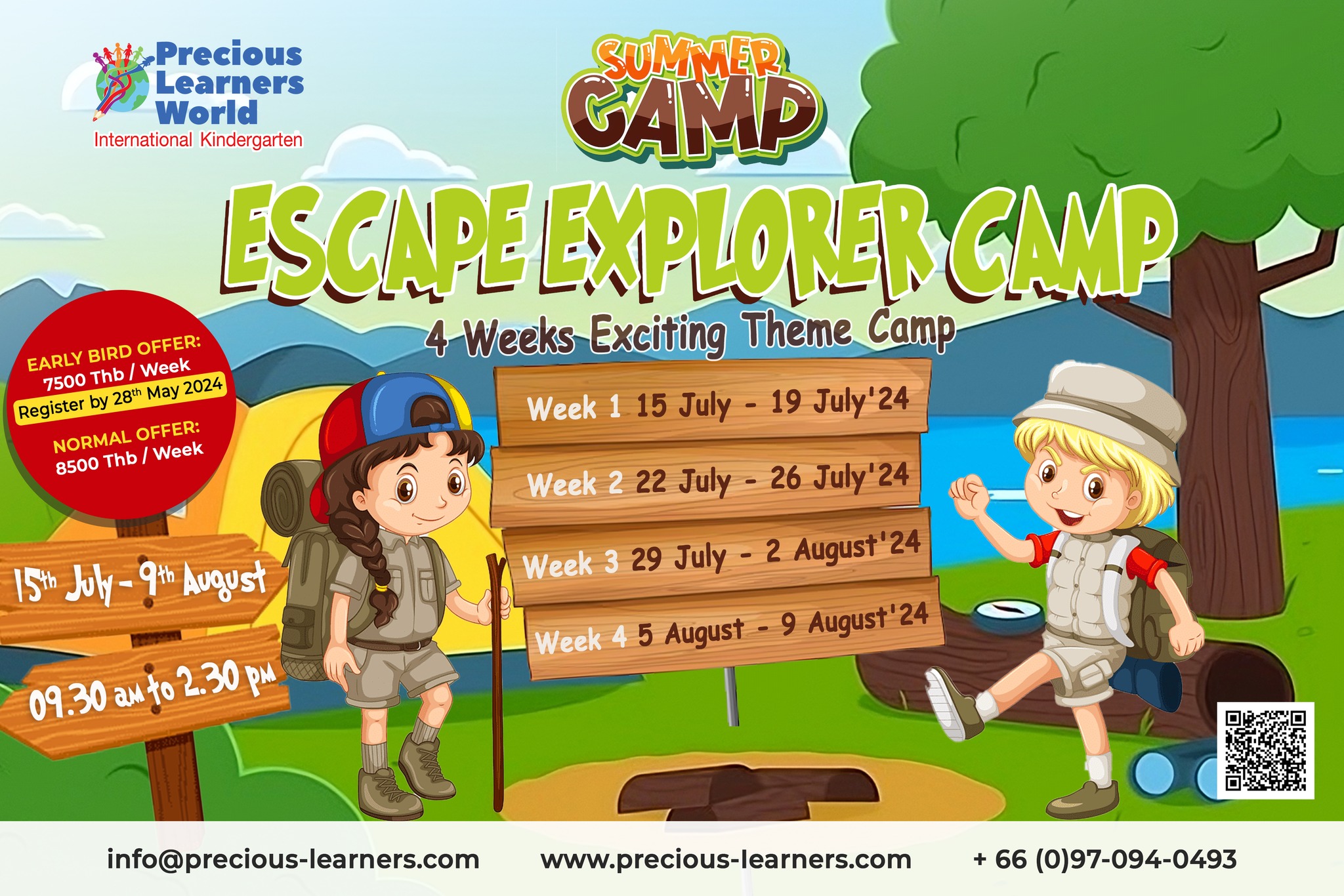 Precious Learners World - Escape Explorer Camp Cover