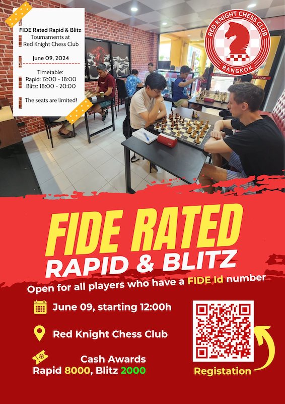 Red Knight Chess - Fide Rated Rapid & Blitz