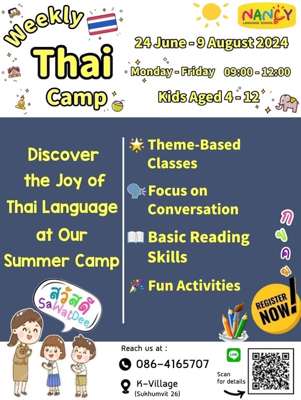 Nancy Language School - Weekly Thai Camp