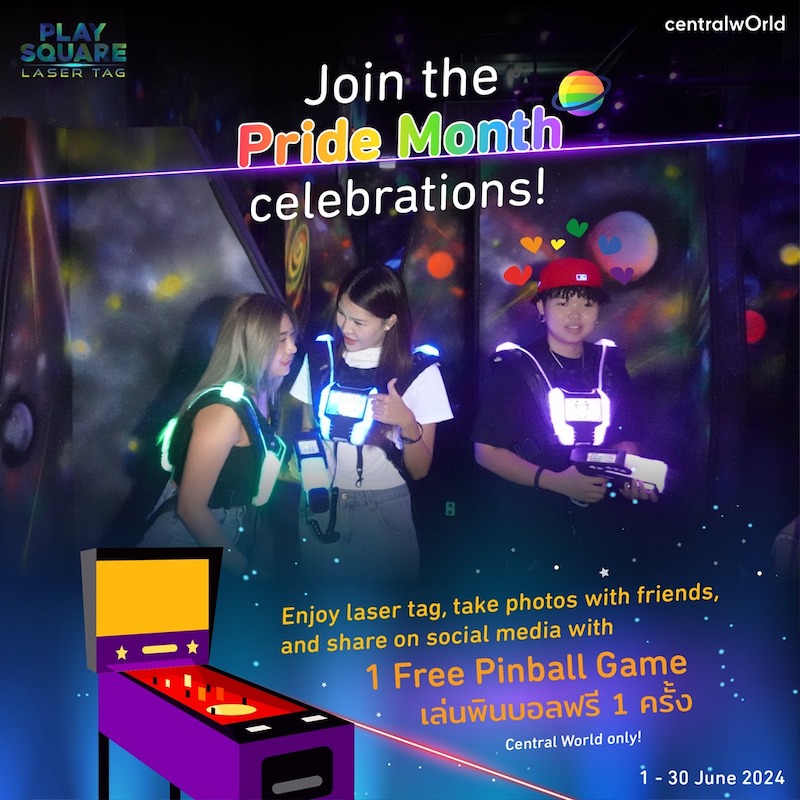Playsquare Laser Tag - Pride Month celebrations