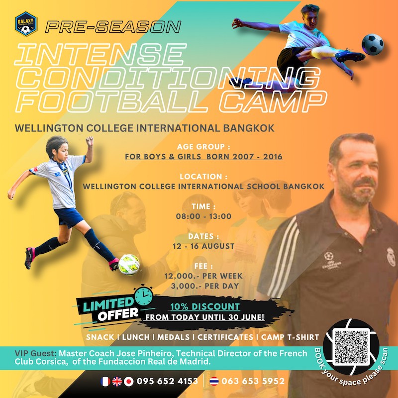 Wellington College International Bangkok - Intense Conditioning Football Camp