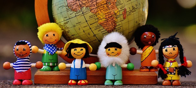 Finger puppets of different nationalities