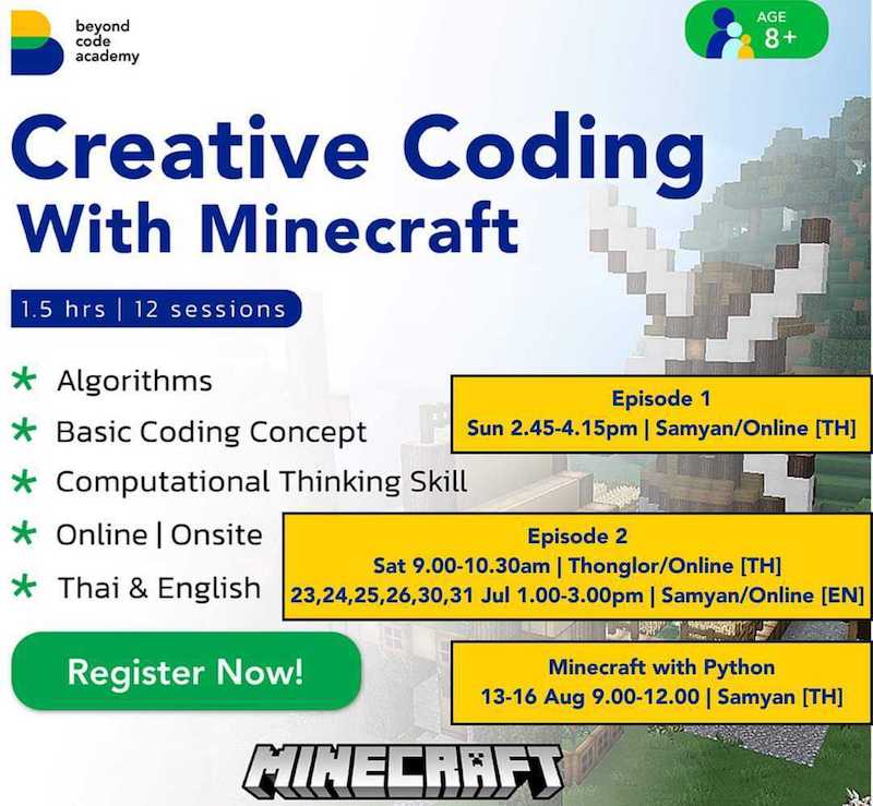 Beyond Code Academy - Creative Coding with Minecraft