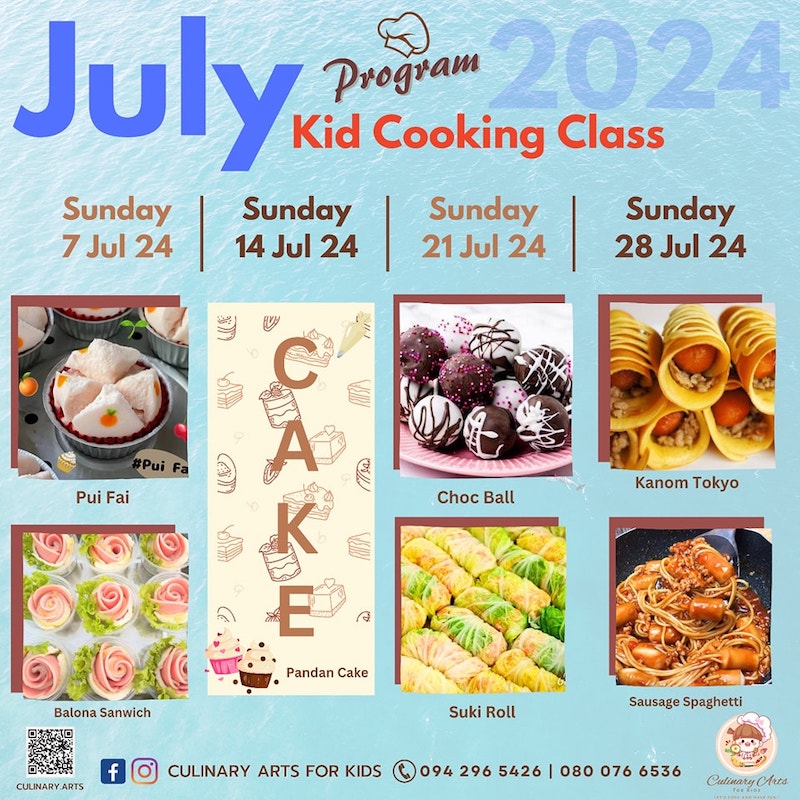 Culinary Arts for Kids - July Program