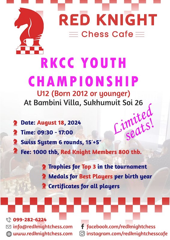 Red Knight Chess - RKCC YOUTH Chess Championship