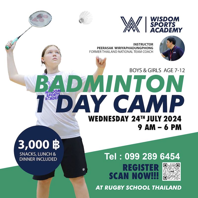 Wisdom Sports Academy - Badminton 1-Day Camp