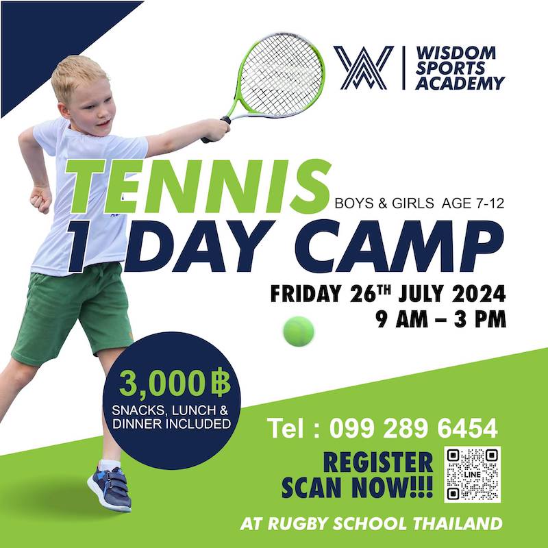 Wisdom Sports Academy - Tennis 1-Day Camp