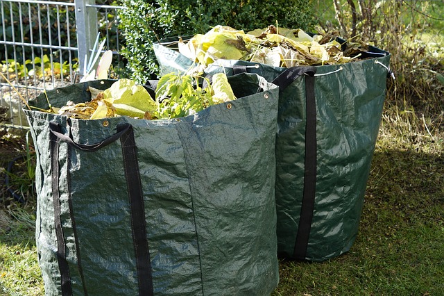 2 bags full of food waste