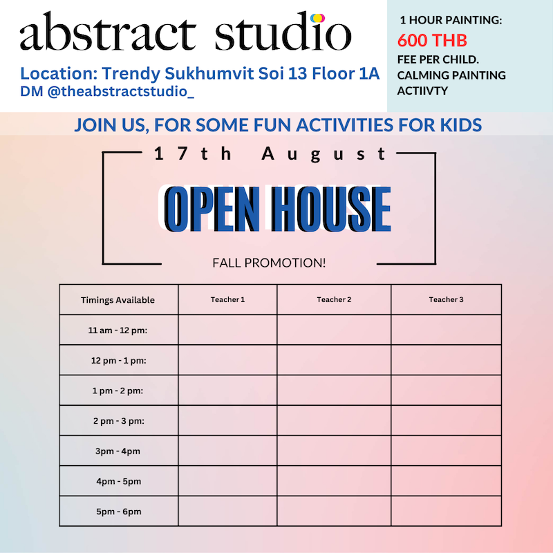 Abstract Studio – Open House