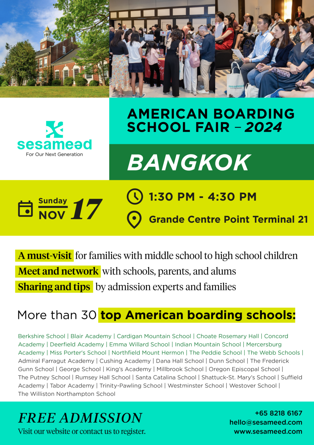 American Boarding school fair