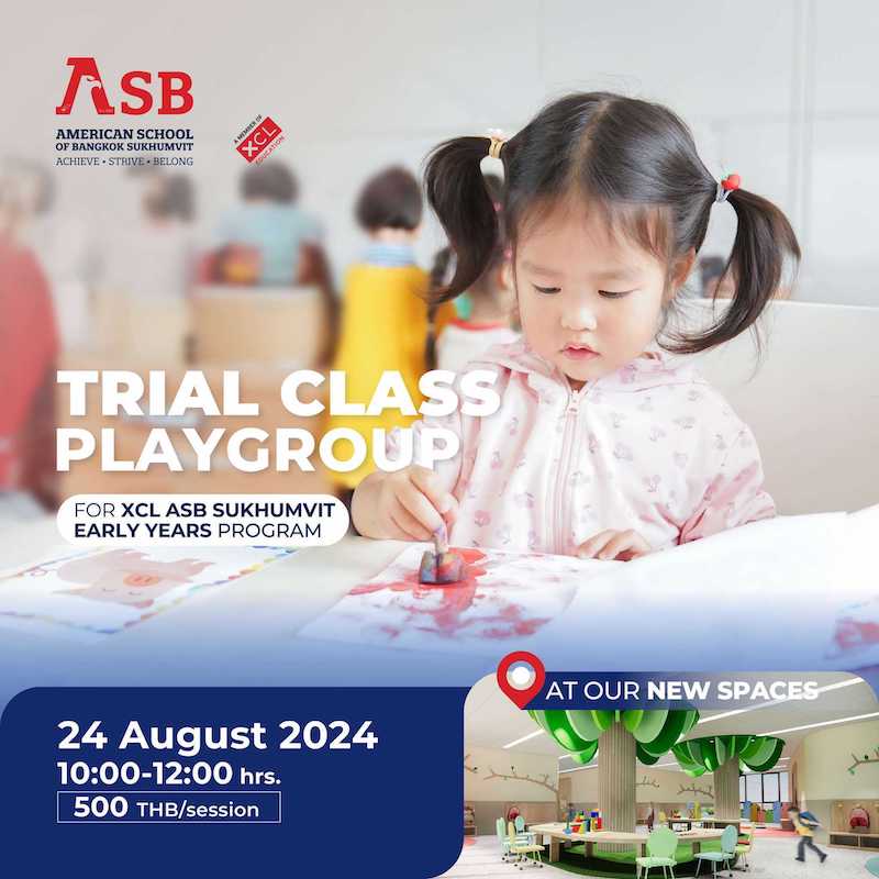 American School of Bangkok, Sukhumvit - Trial Class Playgroup