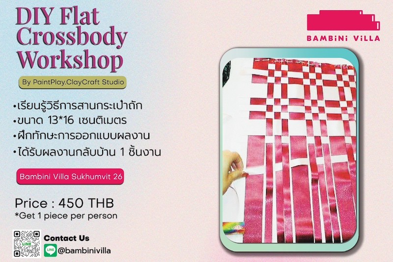 Bambini Villa - DIY Flat Crossbody Workshop