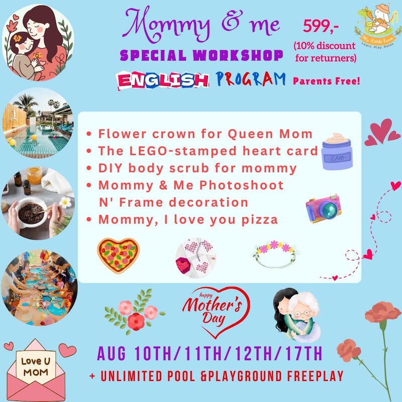 My Little Farm Kids Cafe - Mommy & Me Special Workshop