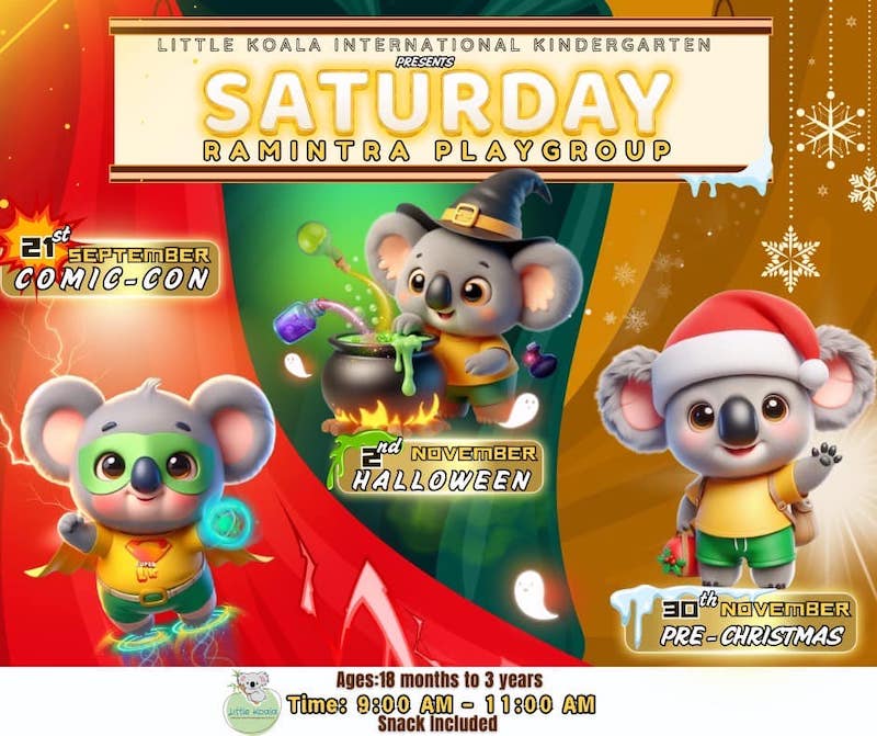 Little Koala International Kindergarten - Saturday Playgroup at Ramintra