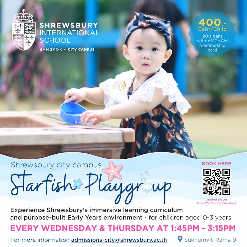 Shrewsbury International School Bangkok City Campus - Starfish Playgroup