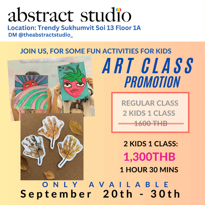 Abstract Studio - Art Class Promotion