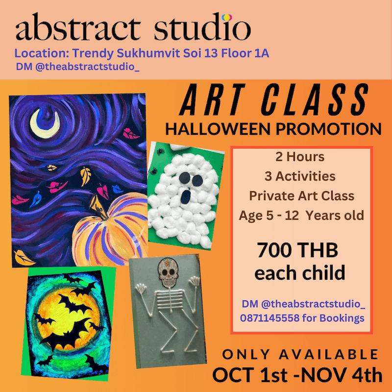 Abstract Studio - Halloween Class Promotion