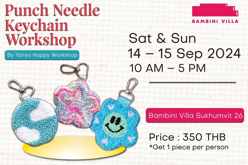 Bambini Villa - Punch Needle Keychain Workshop