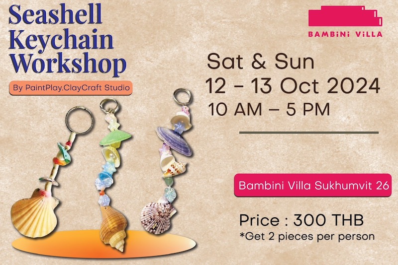 Bambini Villa - Seashell Keychain Workshop