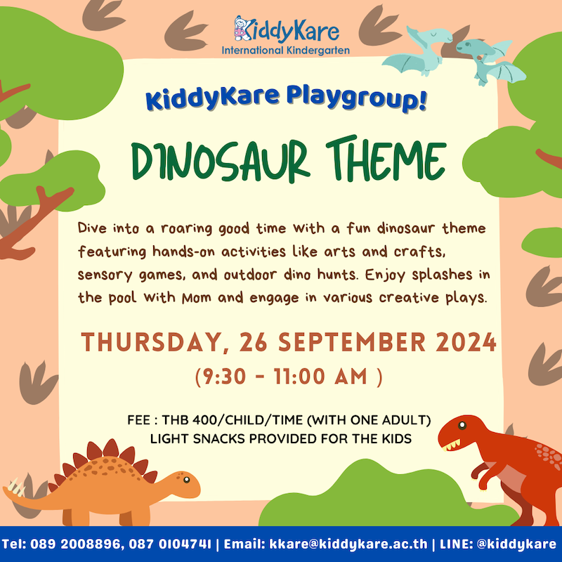 KiddyKare International Kindergarten - Dinosaur Theme Playgroup