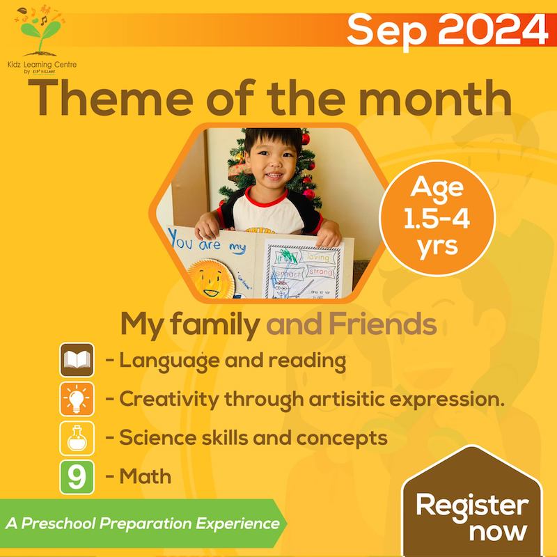 Kidz Village International Kindergarten - Theme of September