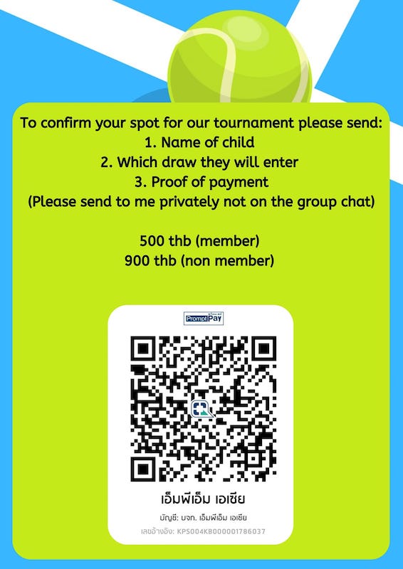 Le Smash Club and Tennis Academy Bangkok - Junior Tennis Tournament