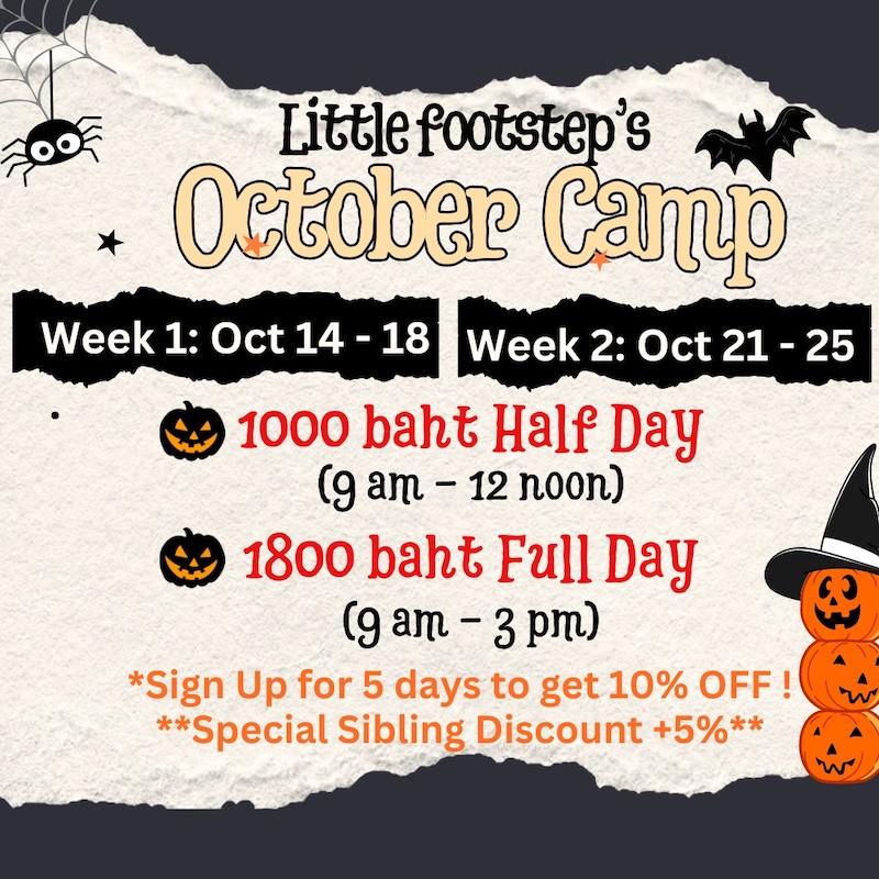 Little Footsteps - October Camp