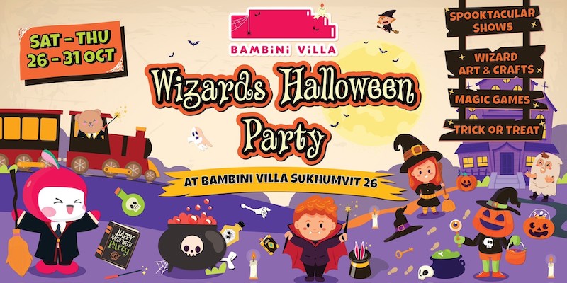 Bambini Villa - Wizards Halloween Party