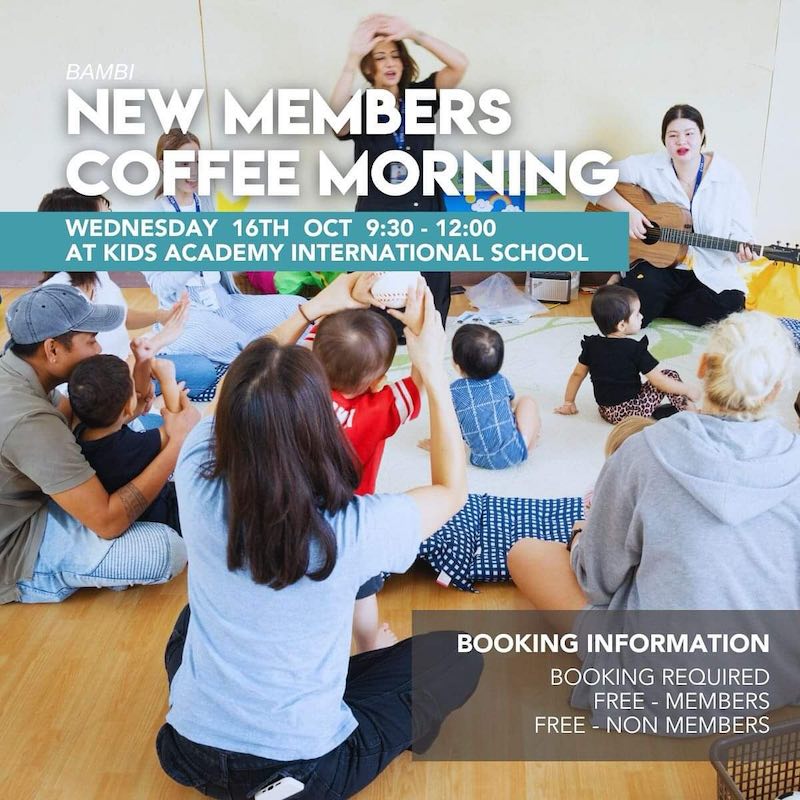 Kids' Academy International School - Bambi New Members October Coffee Morning