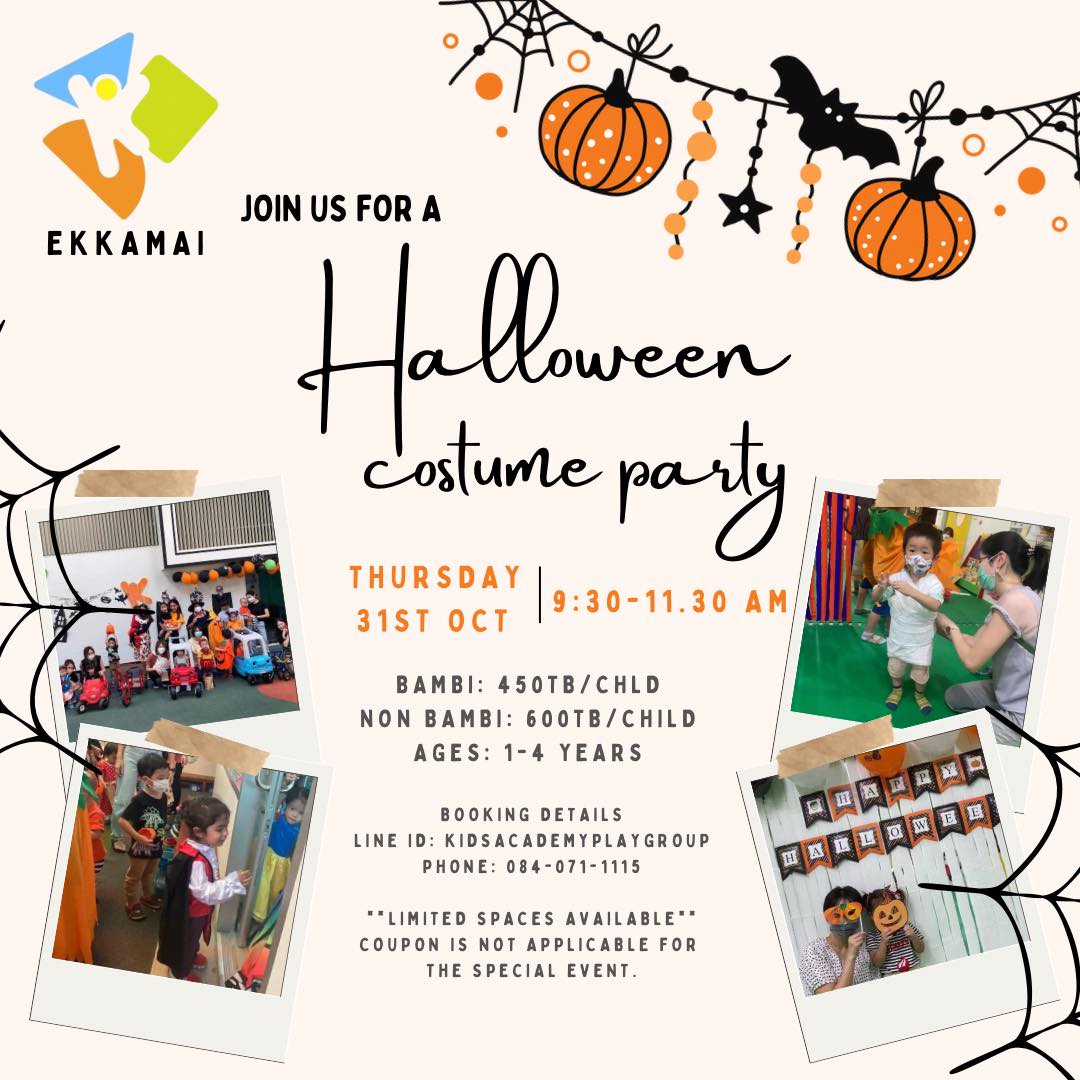 Kids’ Academy Playgroup Bangkok - Halloween Costume Party