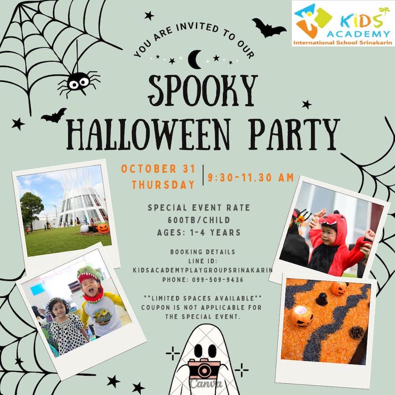 Kids' Academy Playgroup Bangkok - Spooky Halloween Party