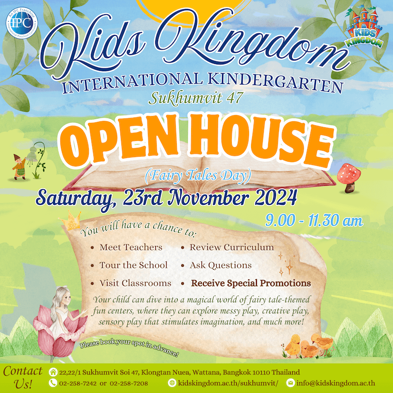 Kids Kingdom International Kindergarten Sukhumvit 47 - Open House