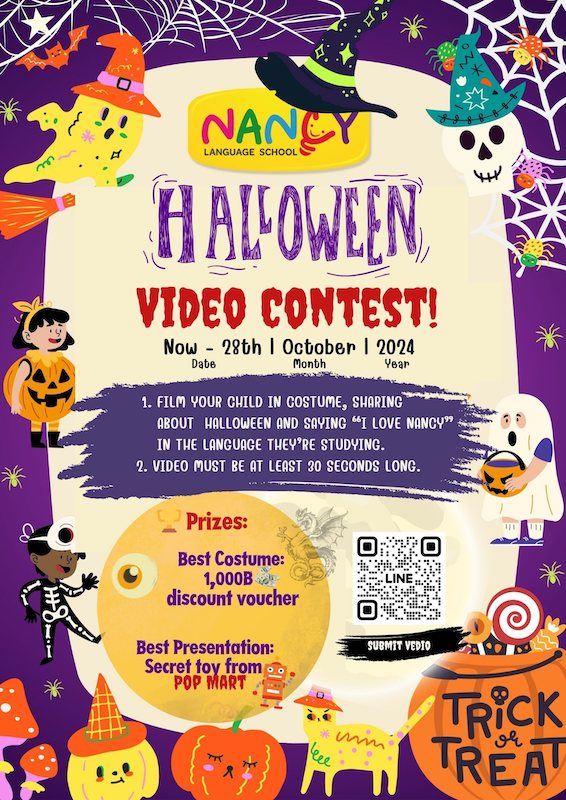 Nancy Language School - Halloween Video Contest