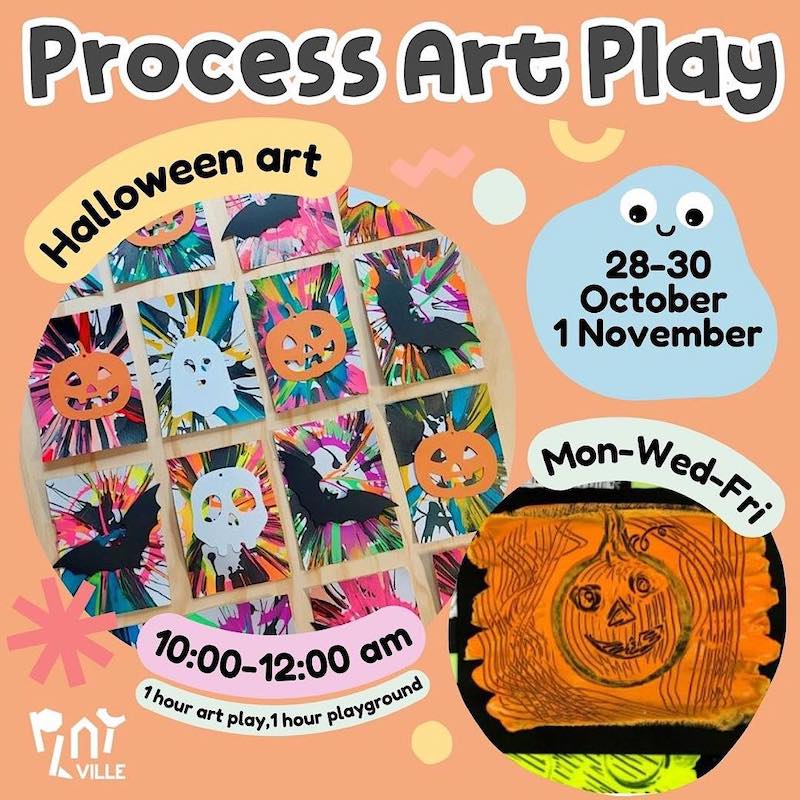 Playville - October Process Art Play