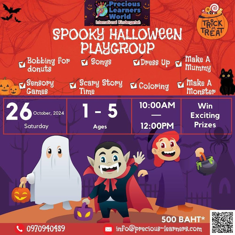 Precious Learners World - Spooky Halloween Playgroup