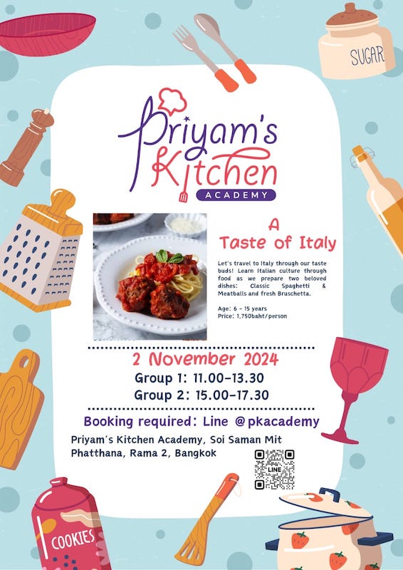 Priyam’s Kitchen for Kids - A Taste of Italy