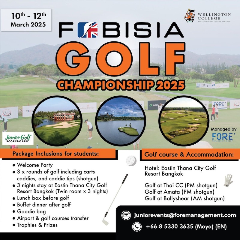 Wellington College International Bangkok - FABISIA Golf Championship 2025