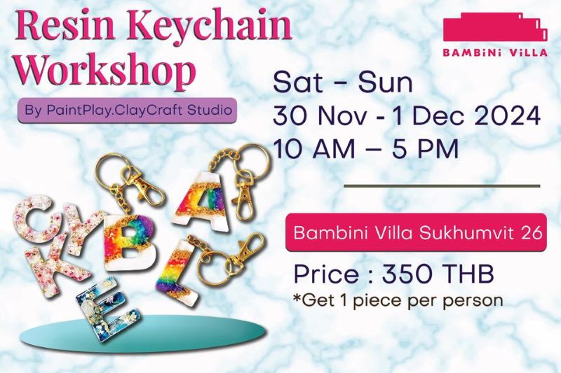 Bambini Villa - Resin Keychain Workshop