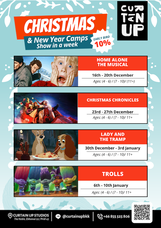 Curtain Up Bkk - Christmas & New Year Camps