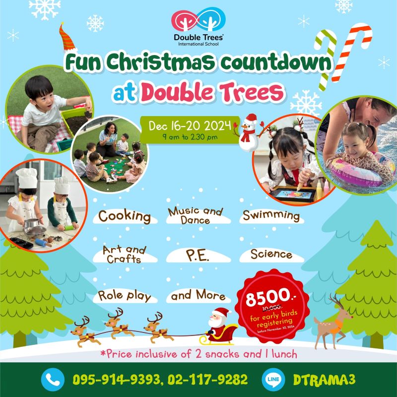 Double Trees International School Rama 3 Campus - Fun Christmas Countdown