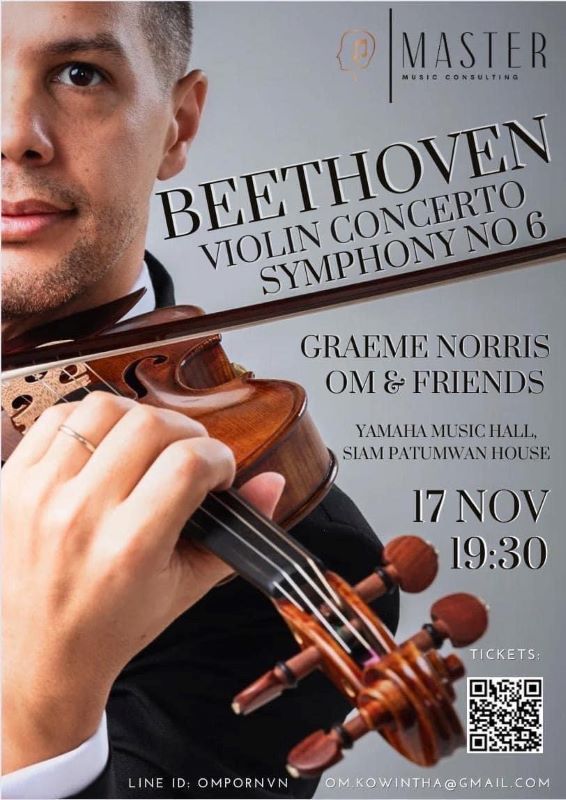 Franke Violin Bangkok Thailand - Beethoven's monumental Violin Concerto