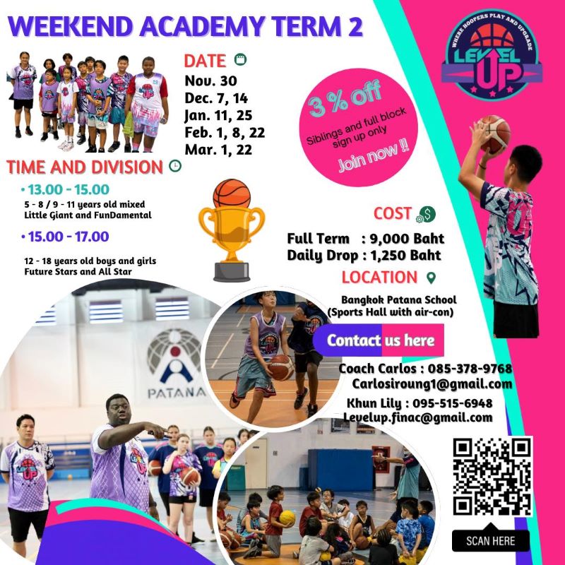 Level Up Basketball - Weekend Academy term2