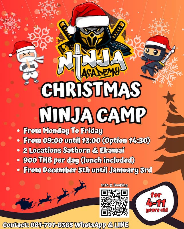 Ninja Academy Thailand - Christmas Camp