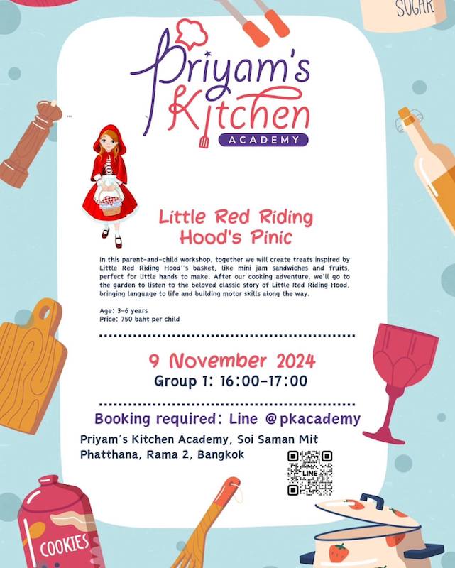 Priyam’s Kitchen for Kids - Little Red Riding Hood's Picnic